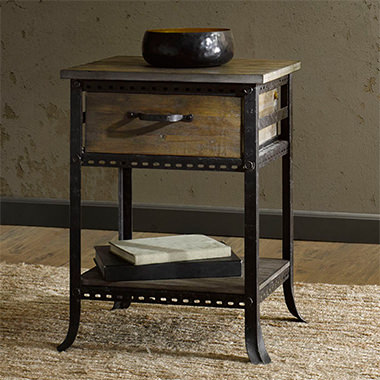 Cirque End Table with Drawer