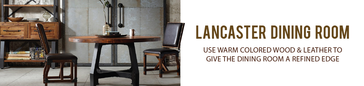 Vintage Industrial Lancaster Dining Room