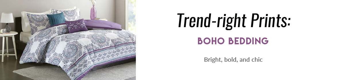 Trending Now May - Boho Bedding