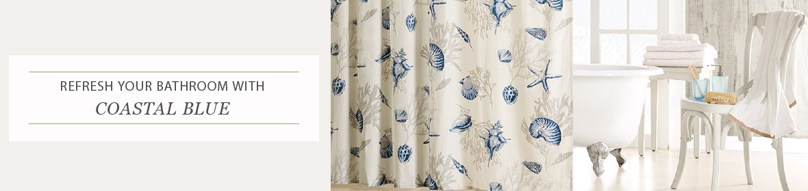 Refresh your bathroom with coastal blue