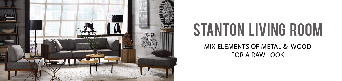 Vintage Industrial Stanton Living Room
