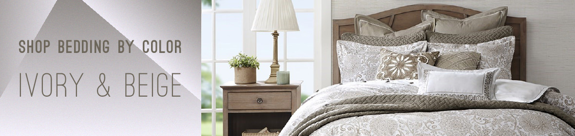 Shop Bedding by Color Ivories and Beiges
