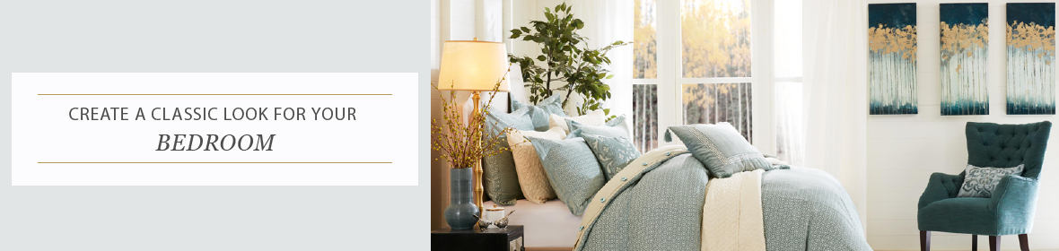 Create a classic look for your bedroom