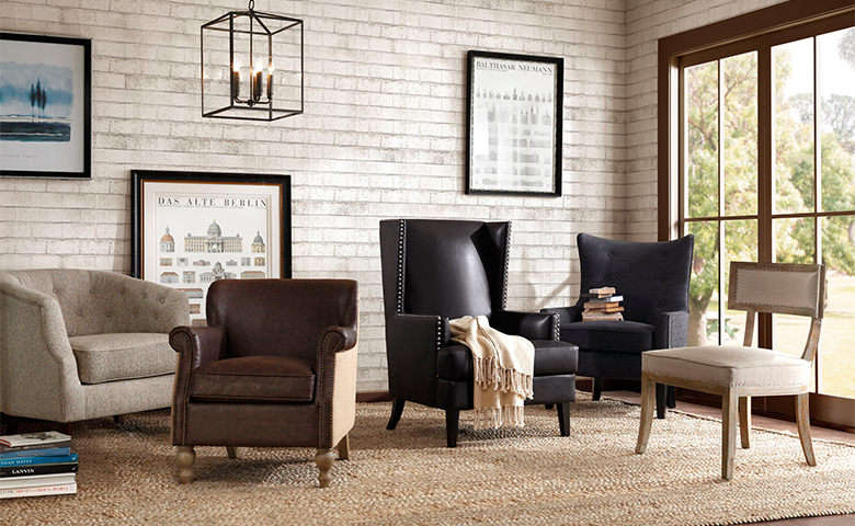Designer Living, Living Room Chair Options